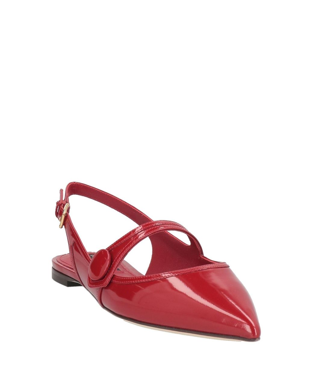 Dolce & Gabbana Red Ballet Flats