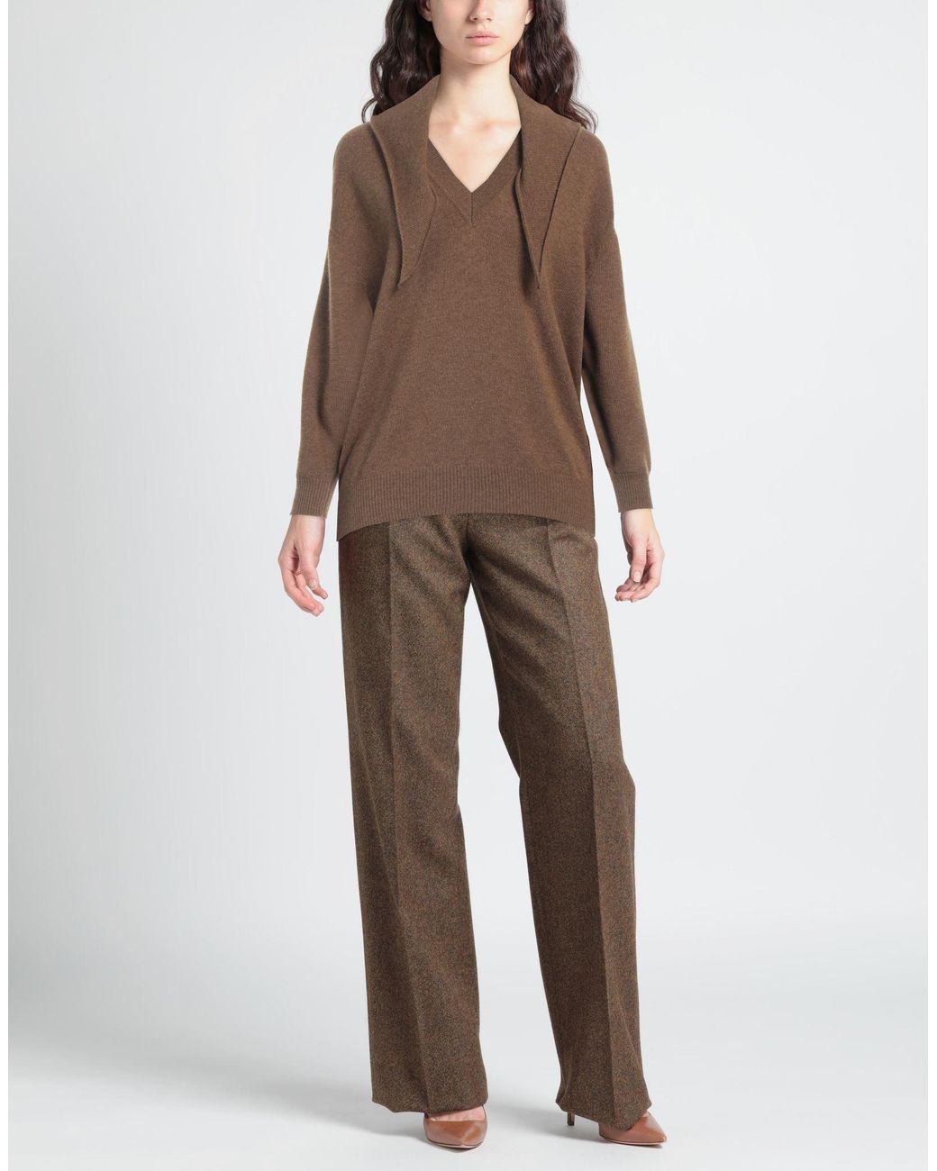 Plan C Brown Pullover