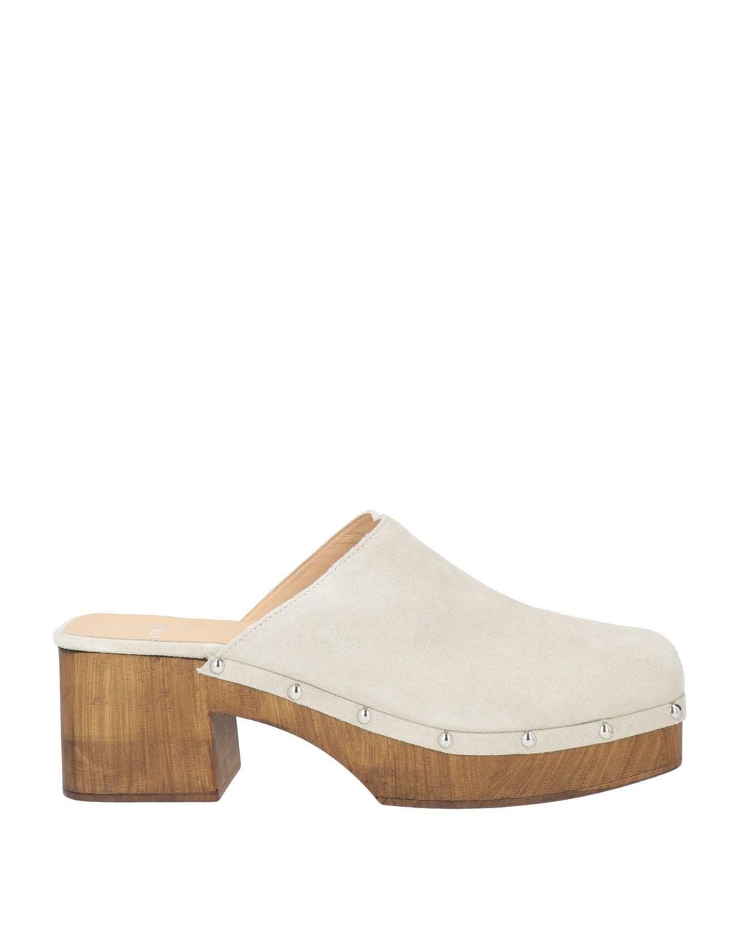 COPENHAGEN White Mules & Clogs
