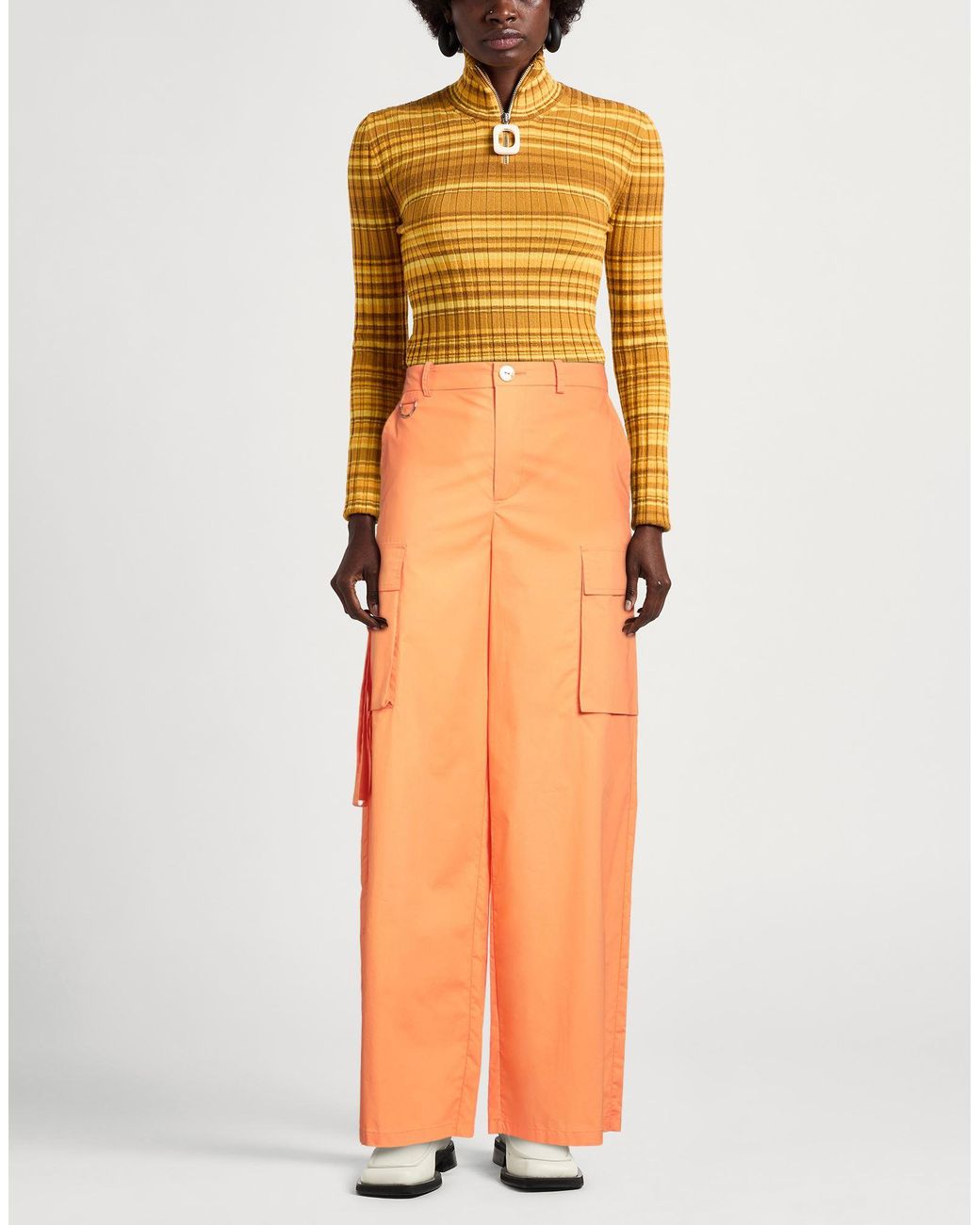 Patrizia Pepe Orange Pants