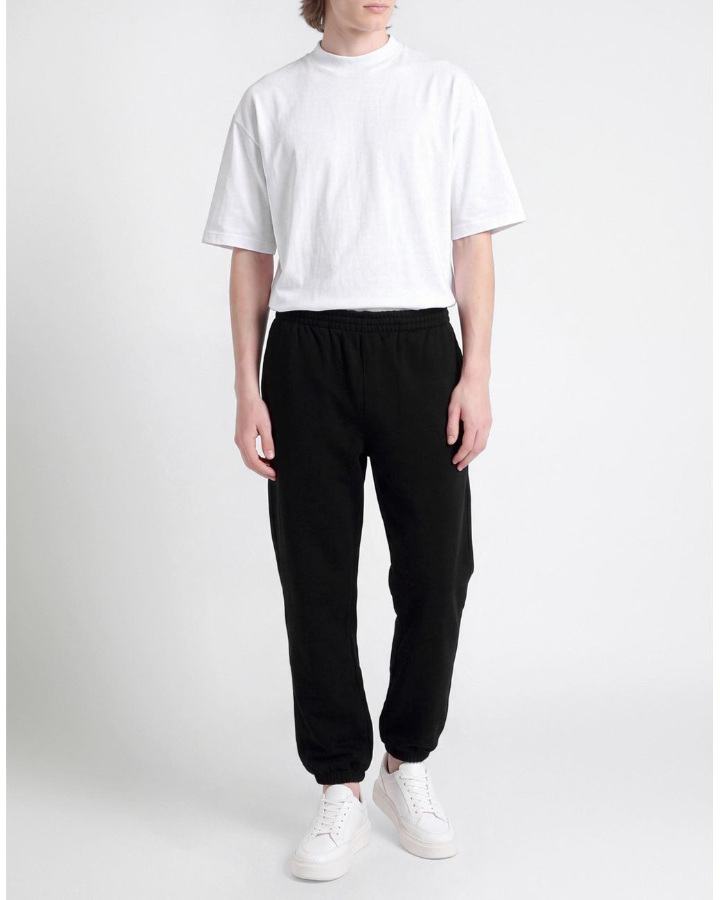 Represent Black Pants Cotton for men