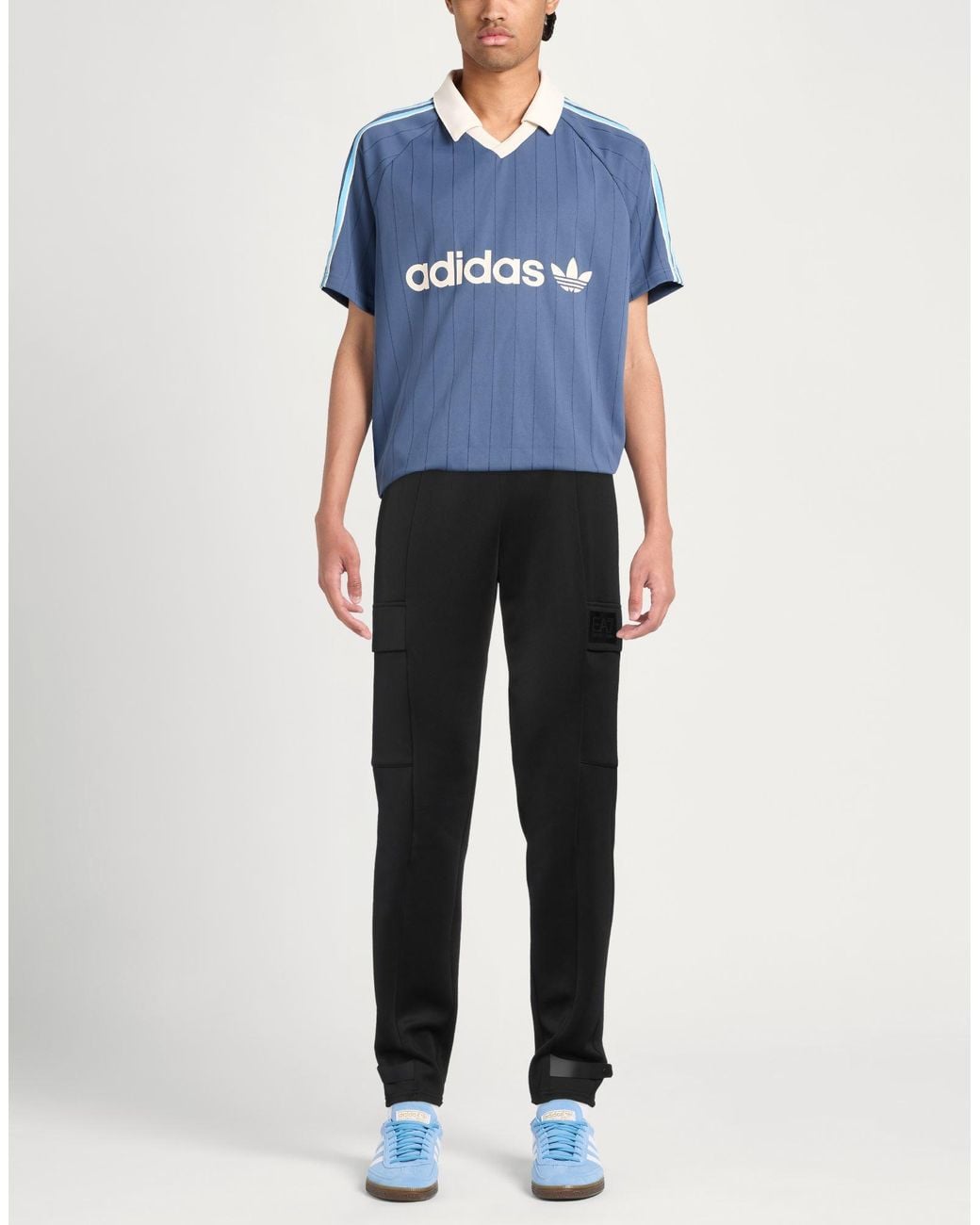 EA7 Black Trouser for men