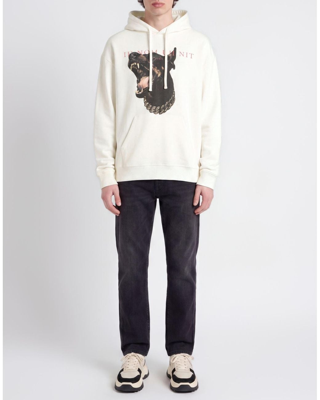 Ih Nom Uh Nit White Sweatshirt Cotton for men