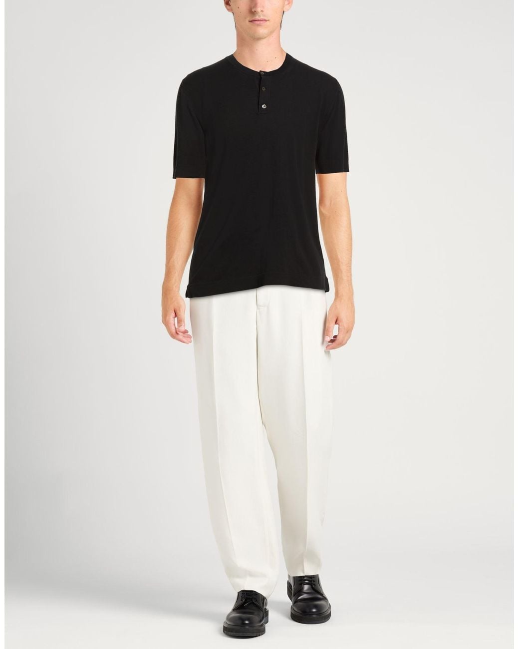 Alpha Studio Black T-Shirts for men