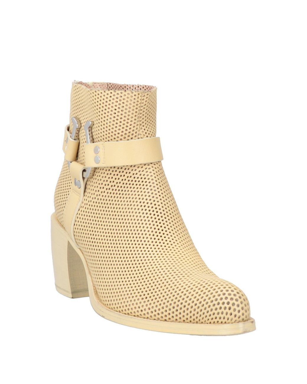 Rocco P Natural Ankle Boots Leather