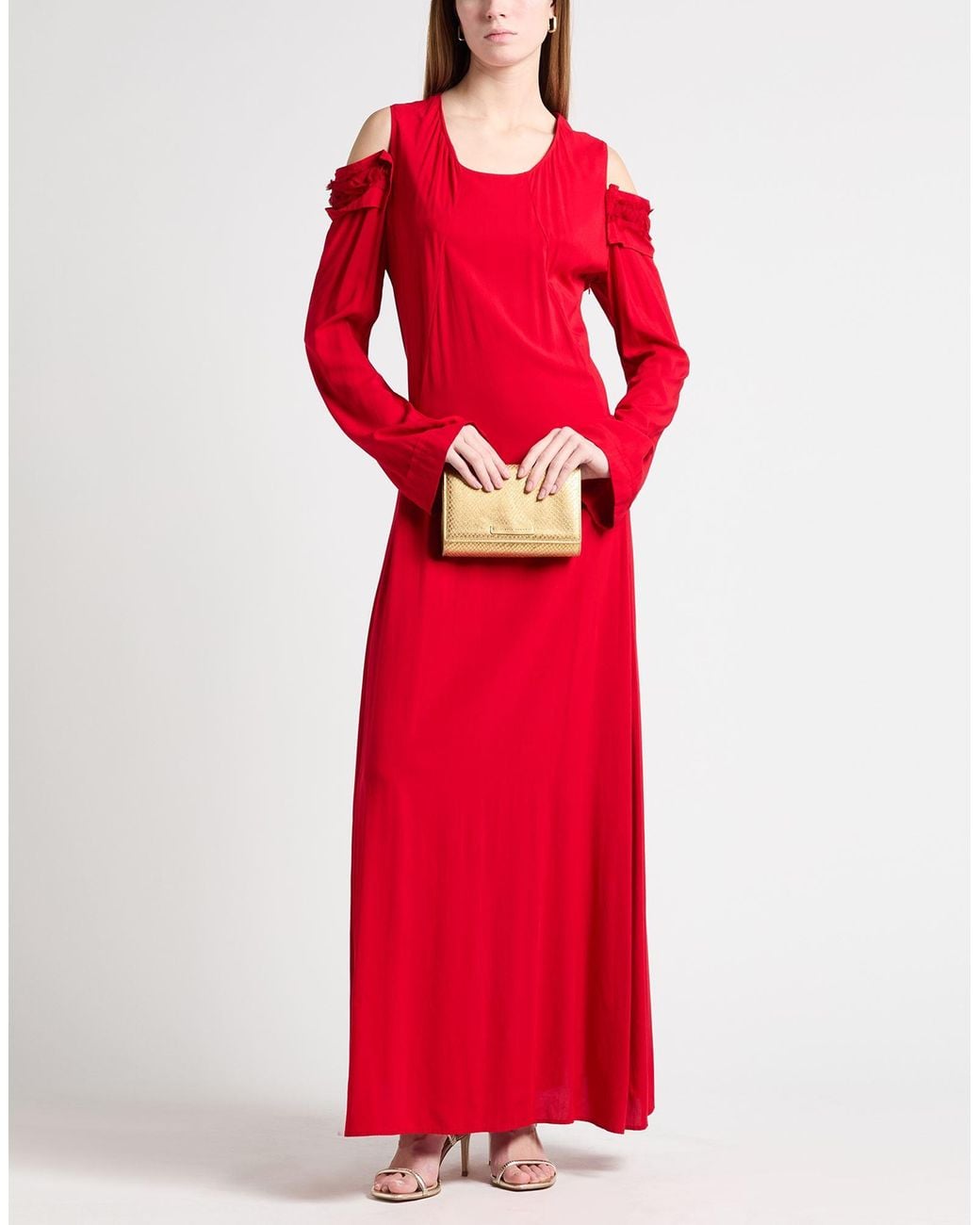 Yohji Yamamoto Red Maxi Dresses