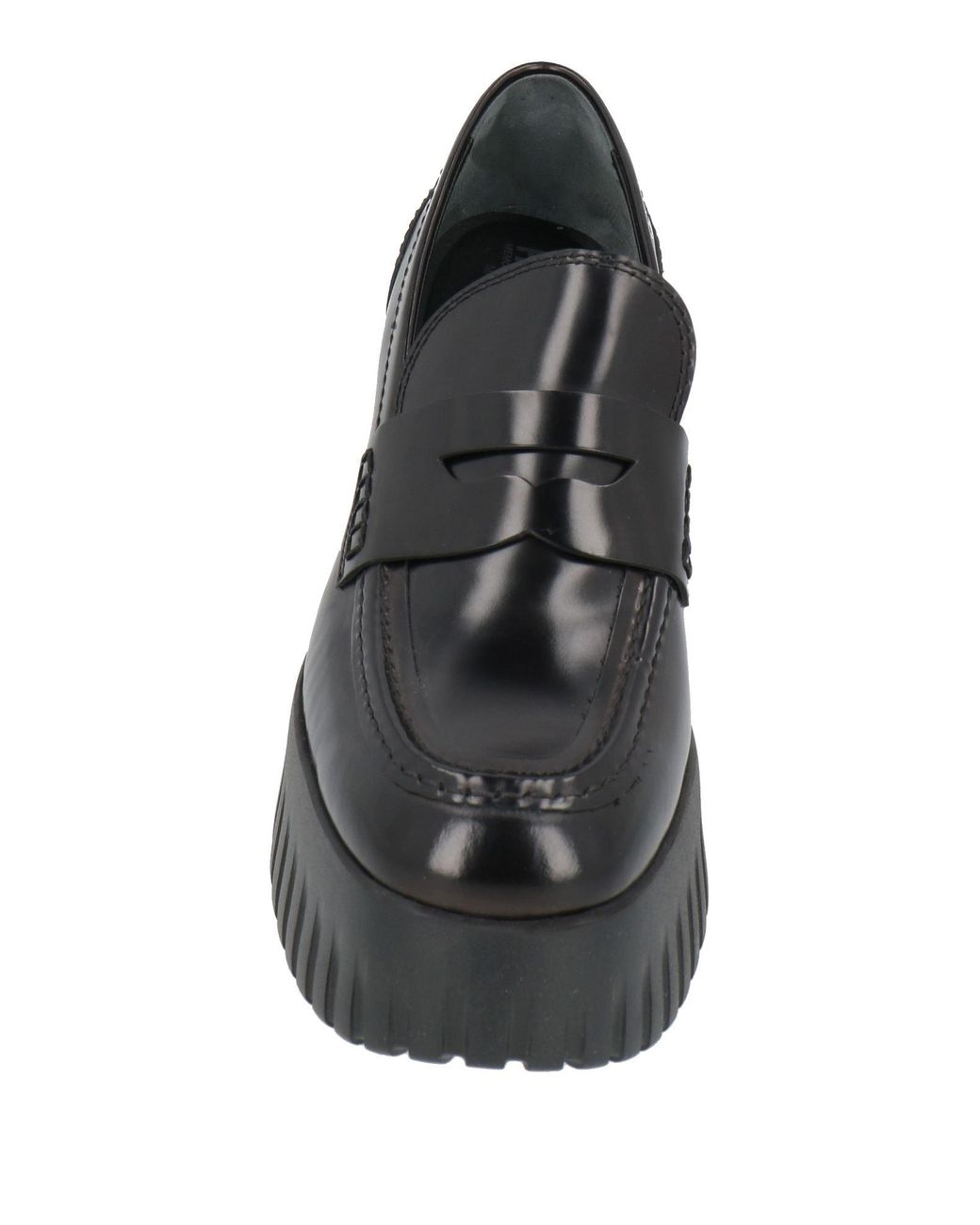 Hogan Black Loafers Leather