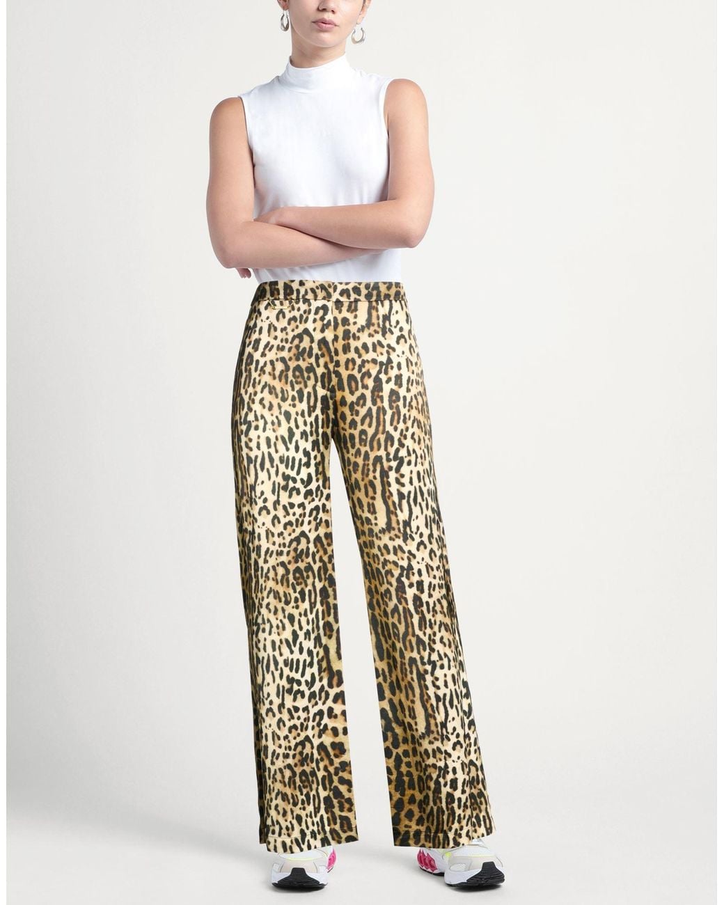 SEVENTY VENEZIA Natural Pants Viscose