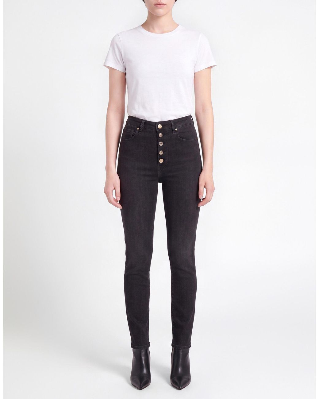 Tramarossa Black Jeans Cotton, Polyester, Elastane