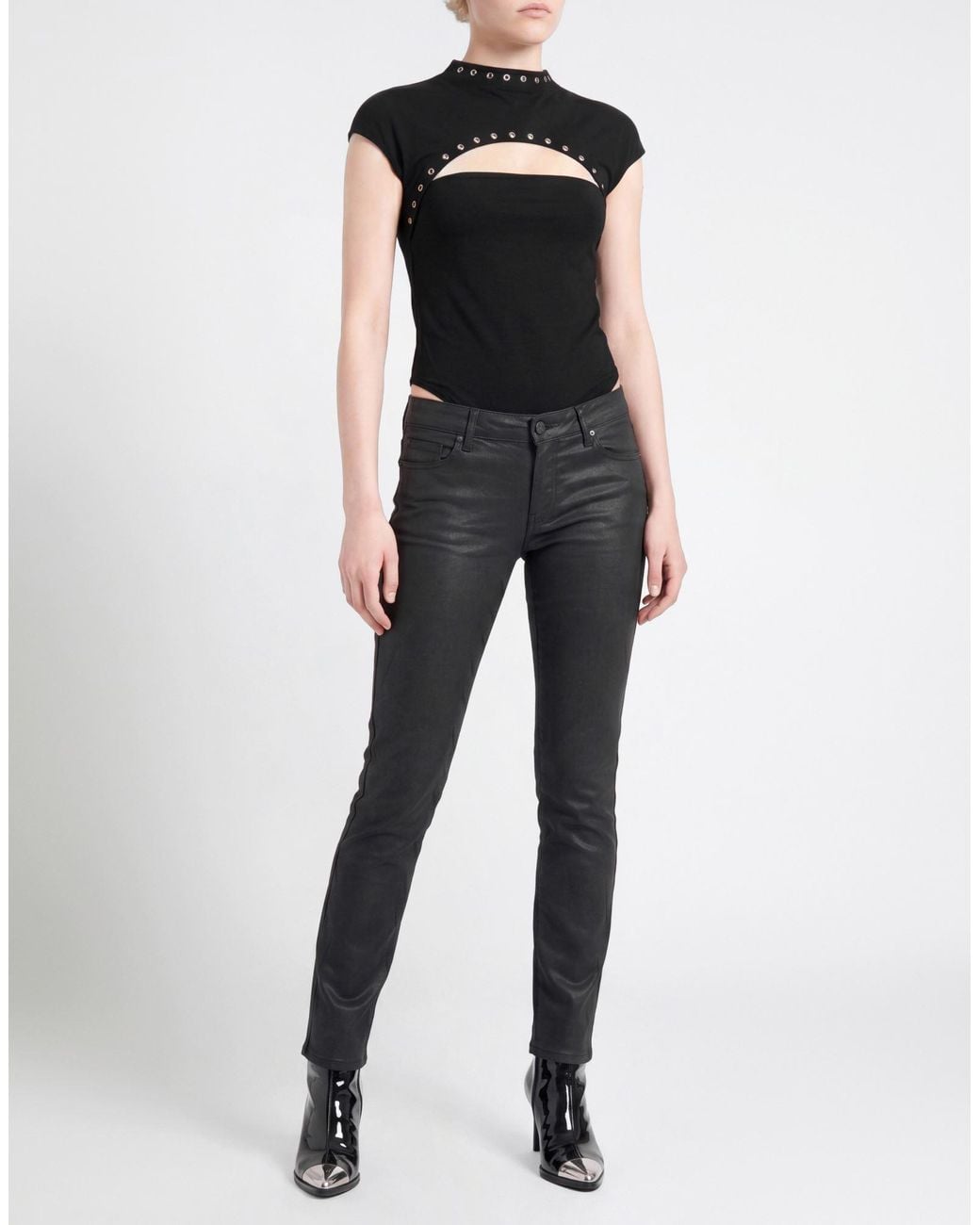 Patrizia Pepe Black Bodysuit