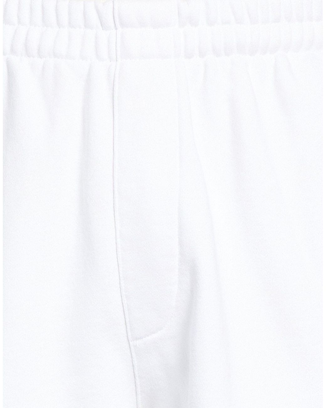 Vetements White Pants Cotton, Elastane for men