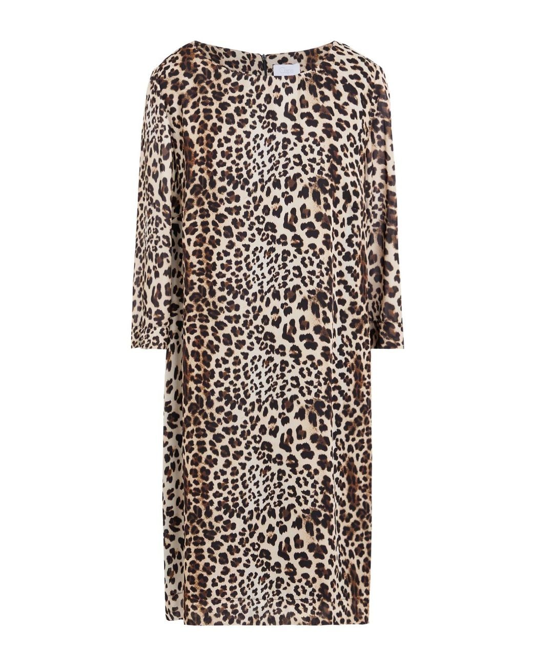 Robe Midi Clips More en coloris Natural