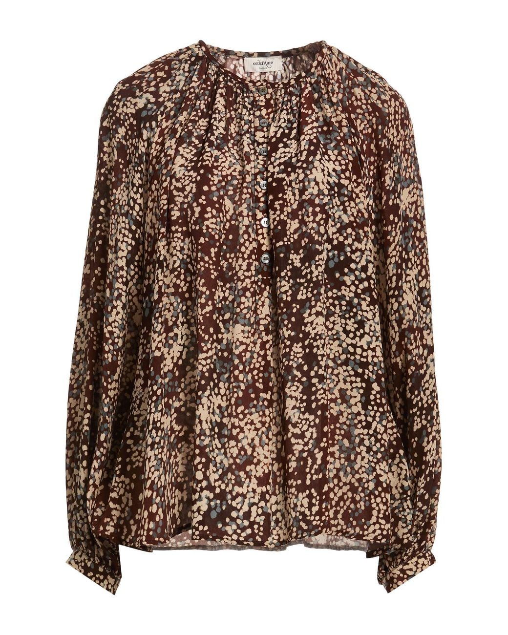 Ottod'Ame Brown Top Viscose