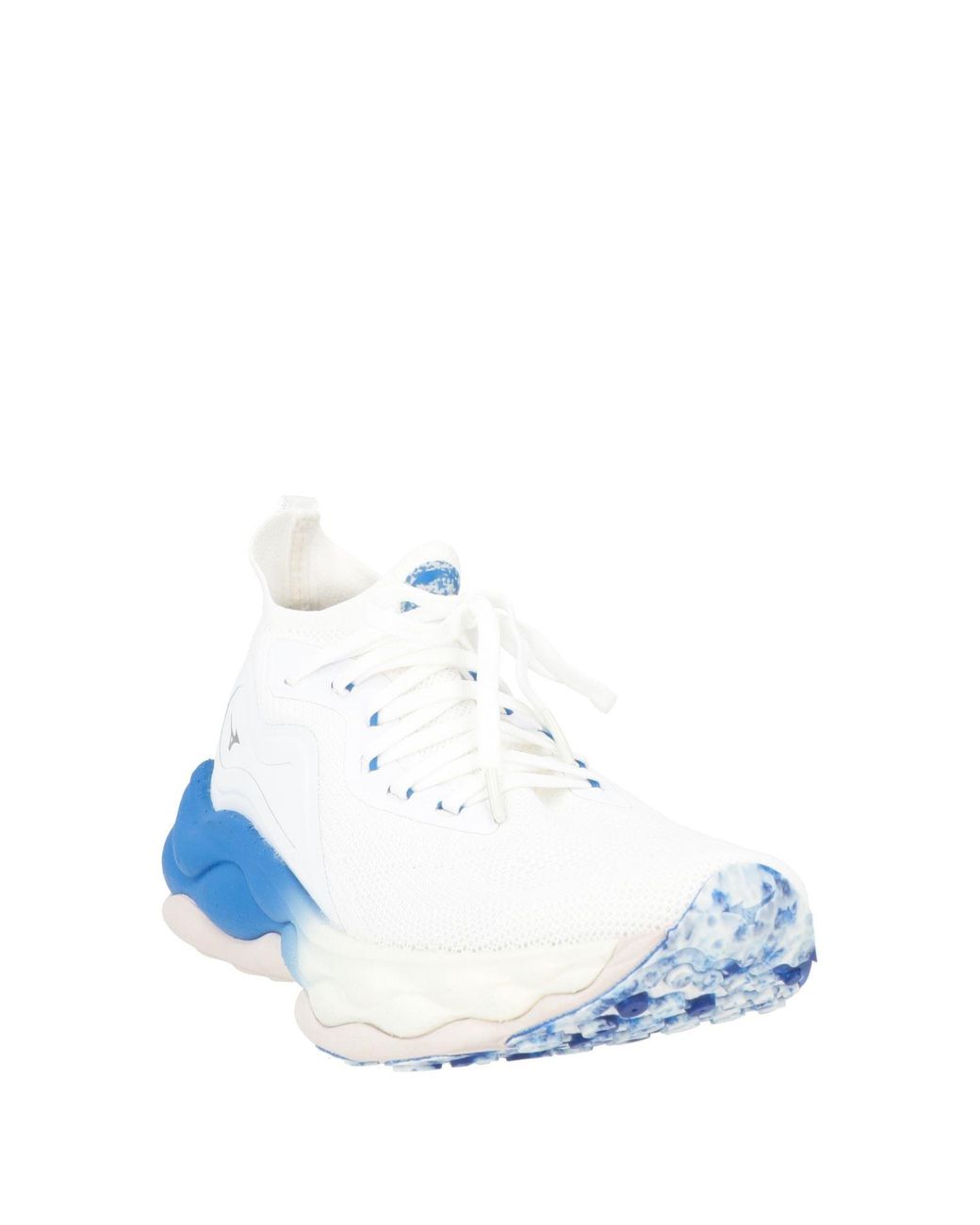 Mizuno Blue Sneakers Textile Fibers, Synthetic Fibers