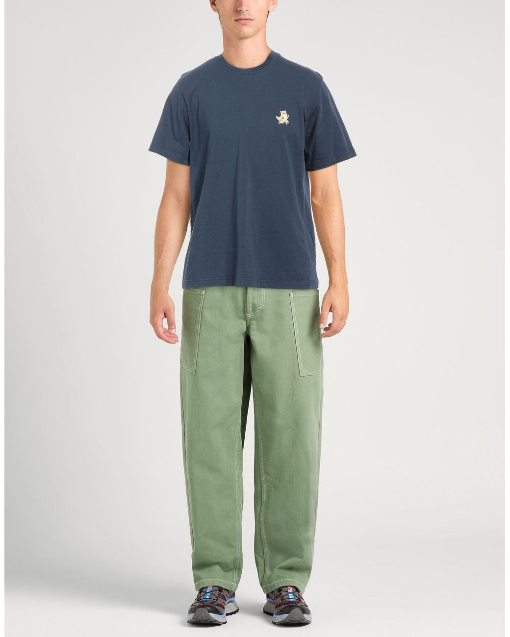 Maison Kitsuné Blue T-shirt for men