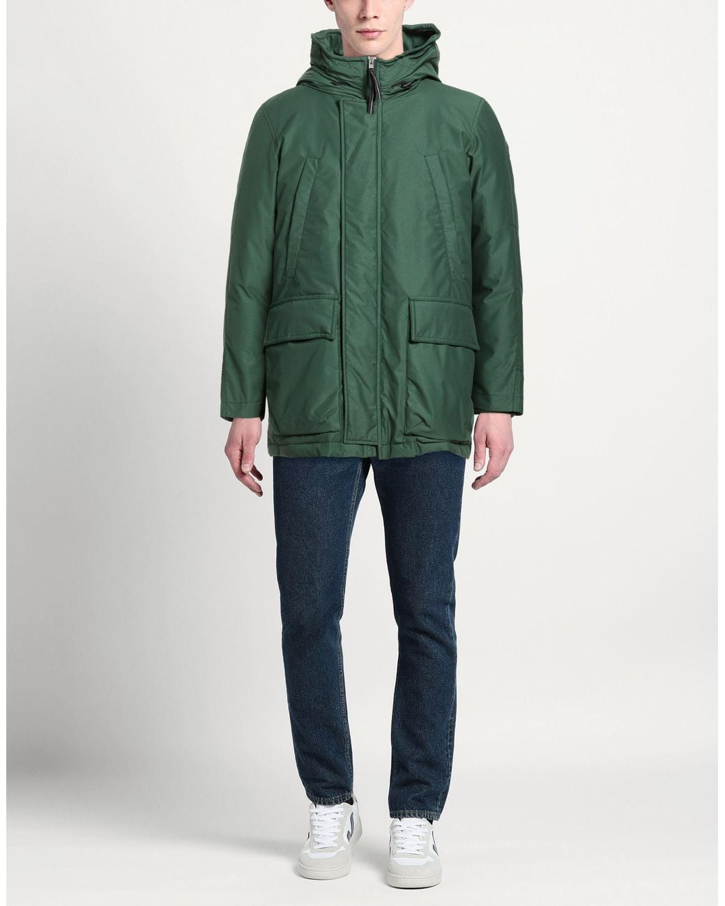 Spiewak Green Puffer Recycled Nylon, Organic Cotton for men