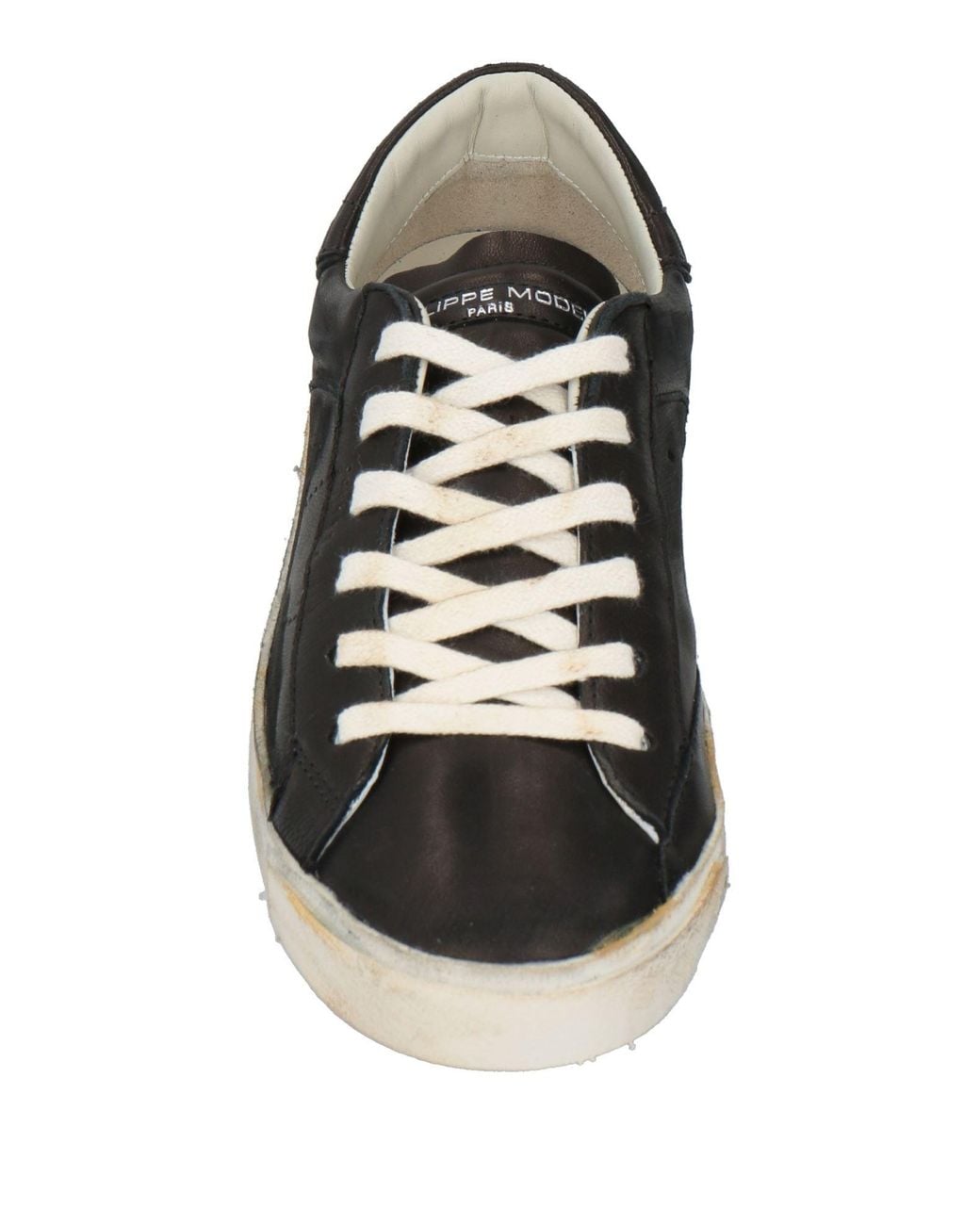 Philippe Model Black Sneakers Leather for men