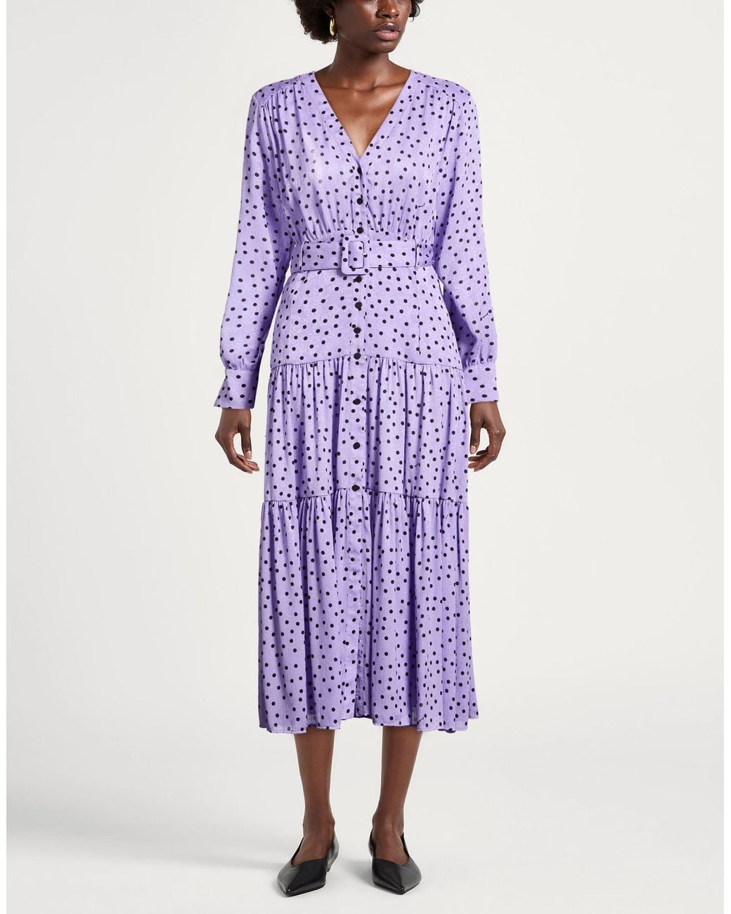 Pinko Purple Midi Dresses