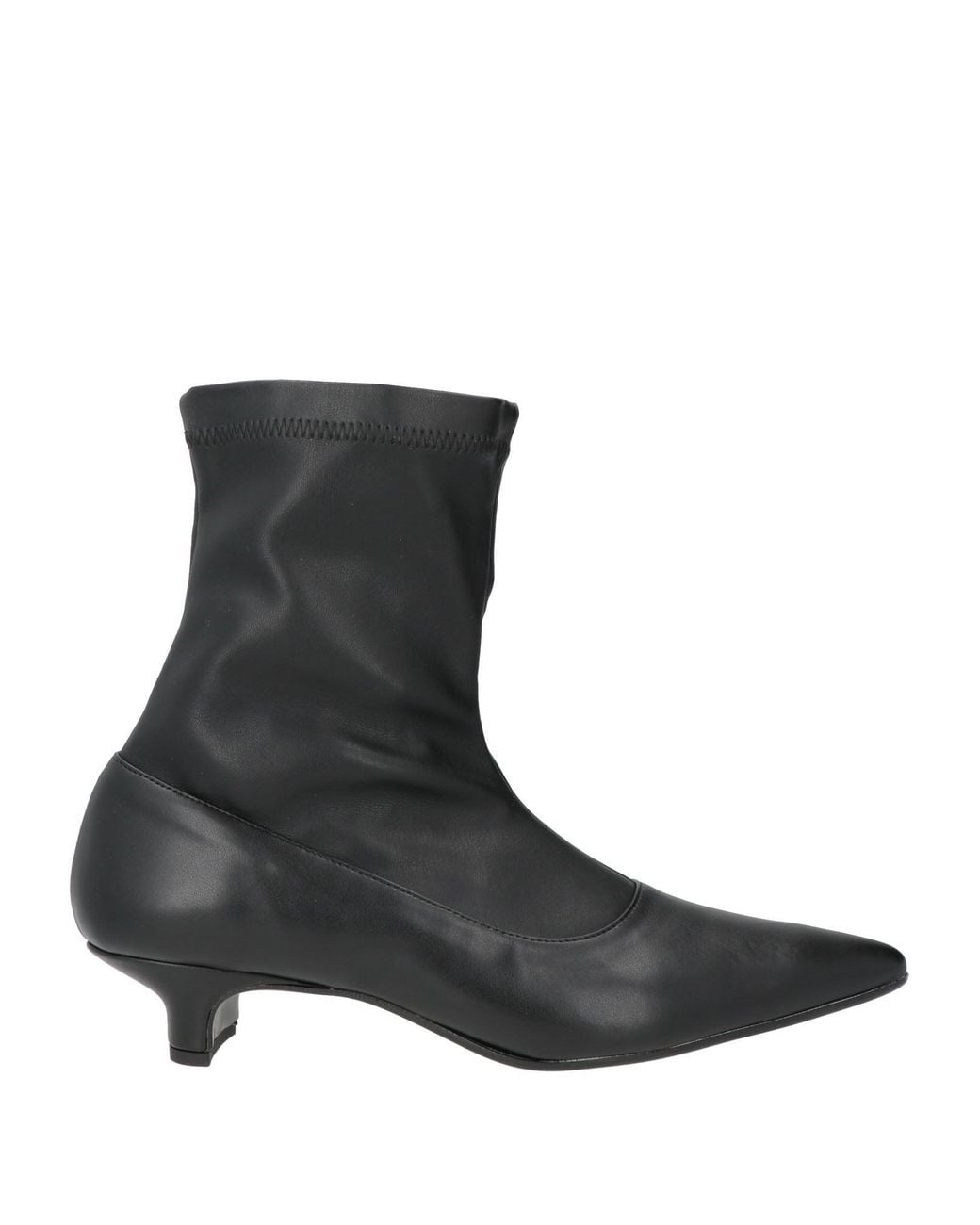 Nila & Nila Black Ankle Boots Synthetic Material