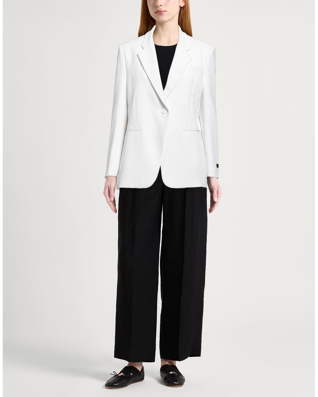 Elisabetta Franchi White Blazer Polyester