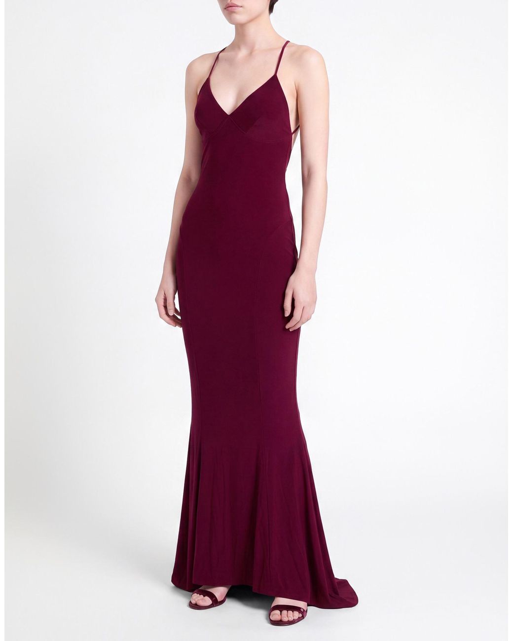 Norma Kamali Red Maxi Dress