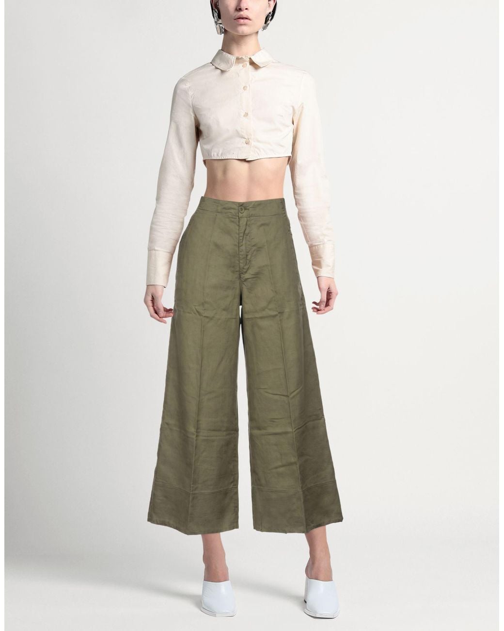 European Culture Green Pants