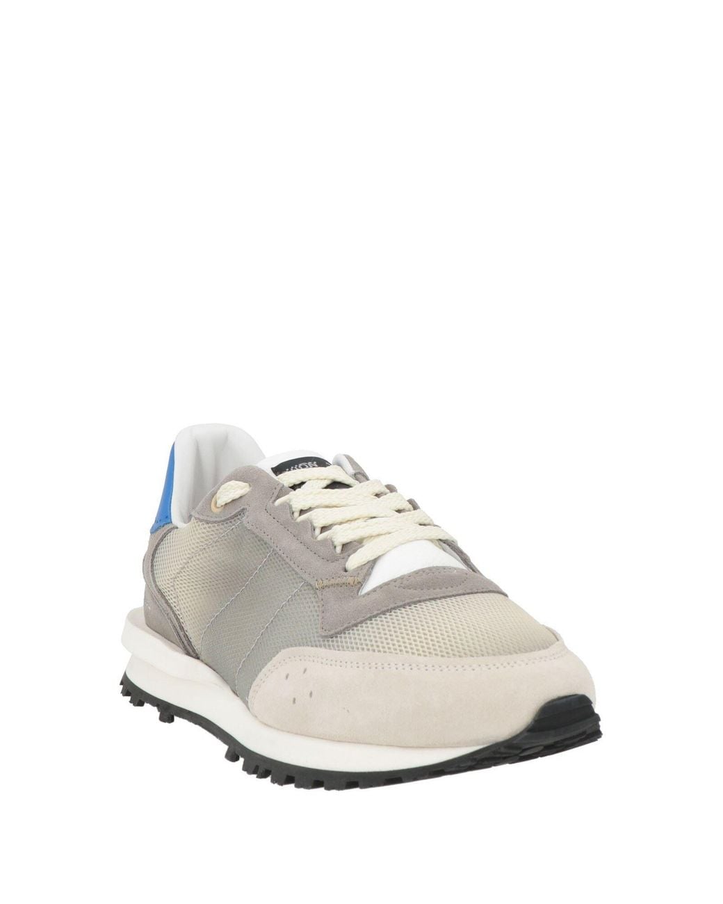 HIDNANDER White Sneakers Leather, Textile Fibers for men