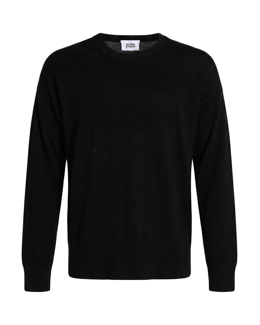 Pullover Alpha Studio de hombre de color Black