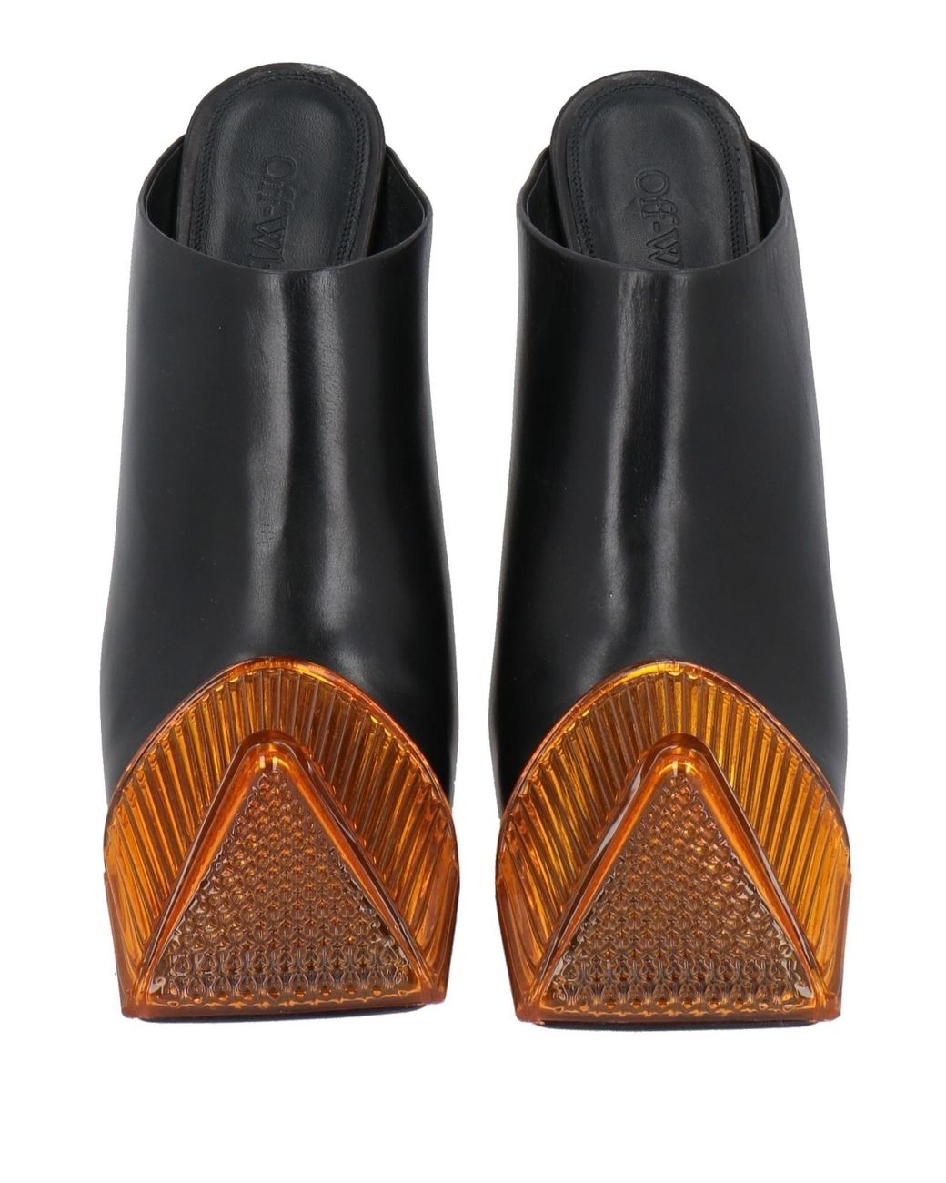 Off-White c/o Virgil Abloh Brown Mules & Clogs