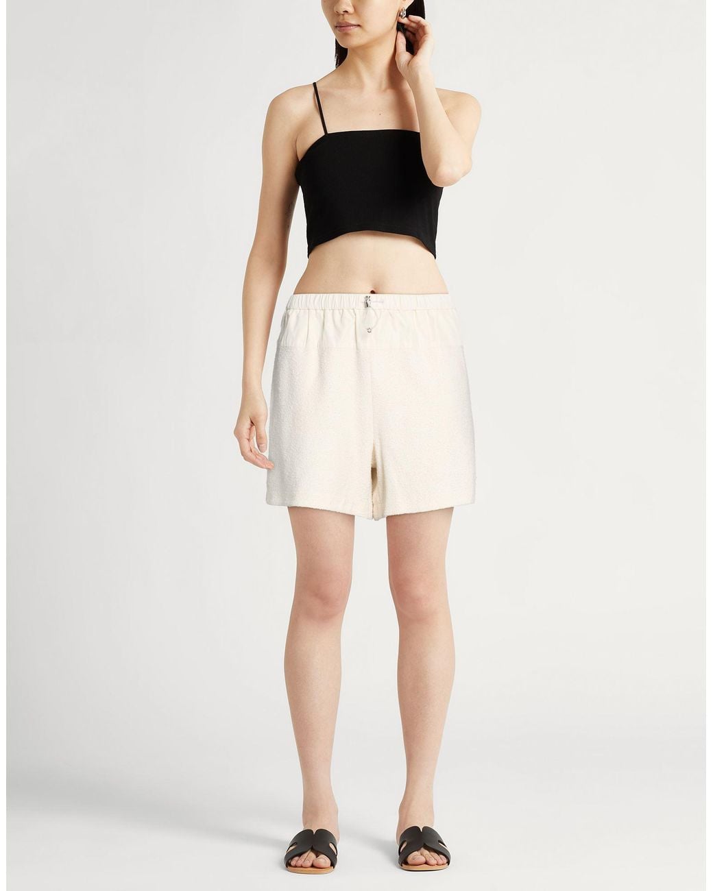 Moncler Natural Shorts & Bermuda Shorts