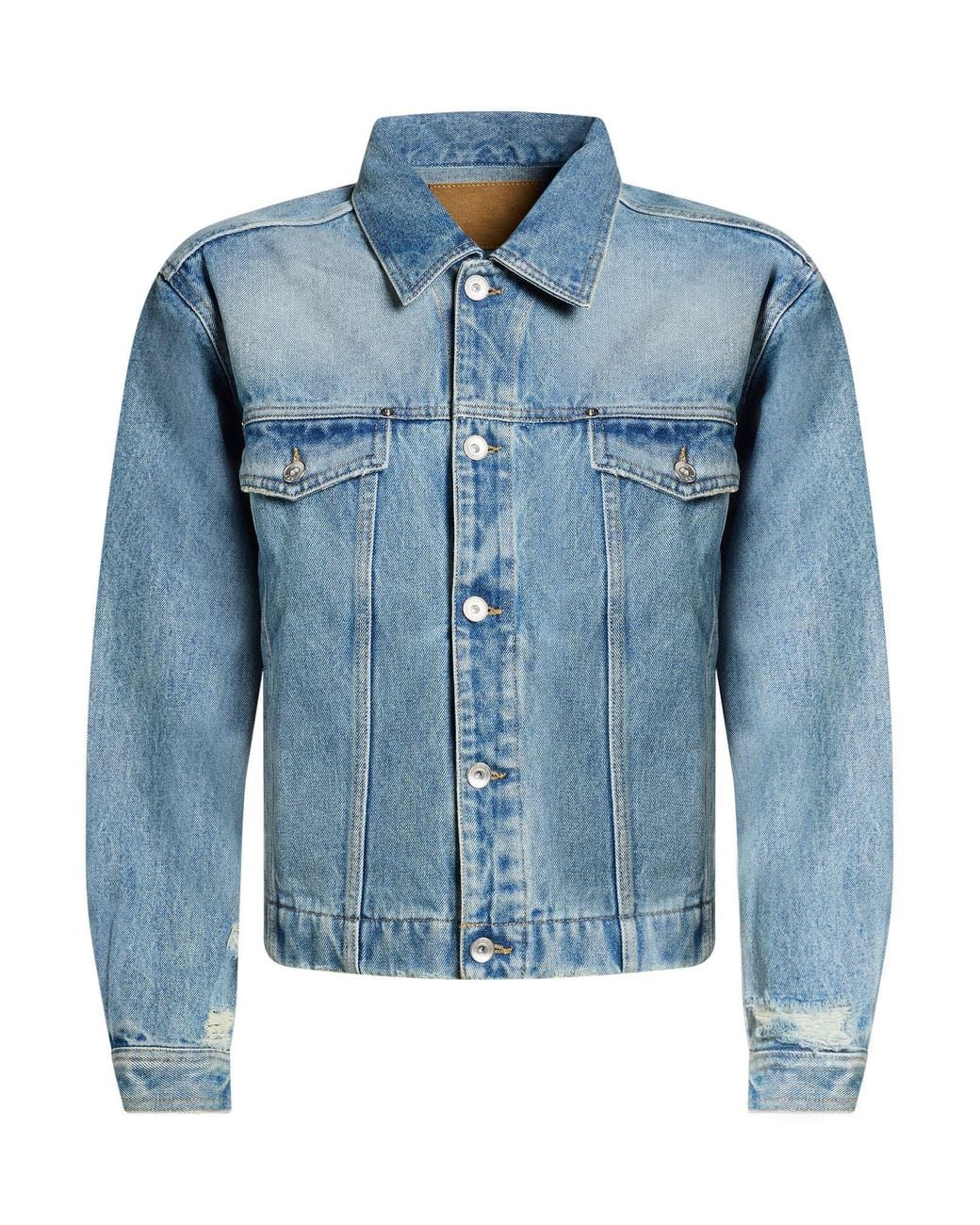 1989 STUDIO Blue Denim Outerwear Cotton for men