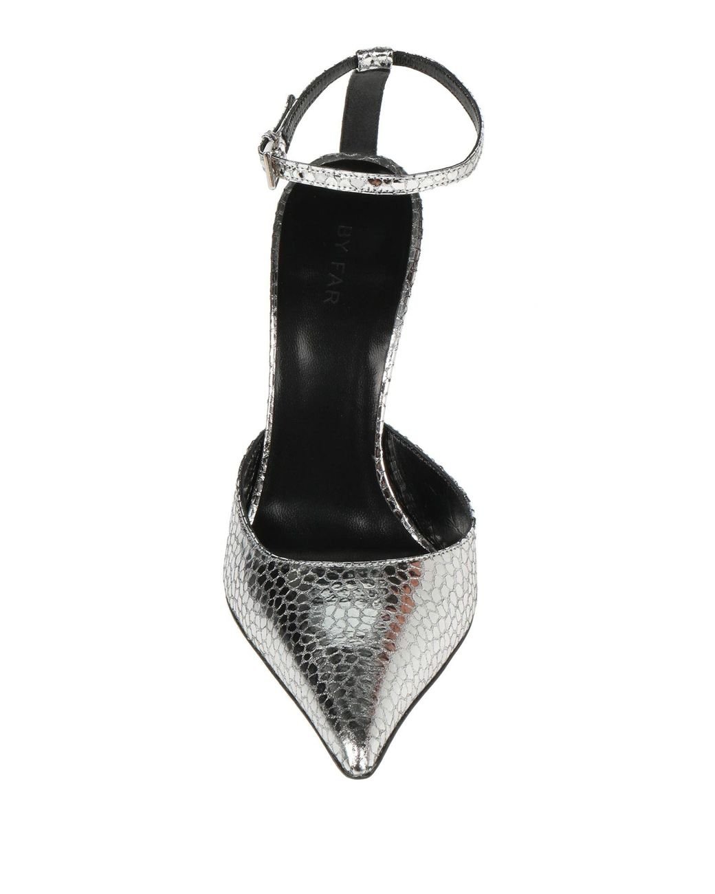 By Far Metallic Pumps