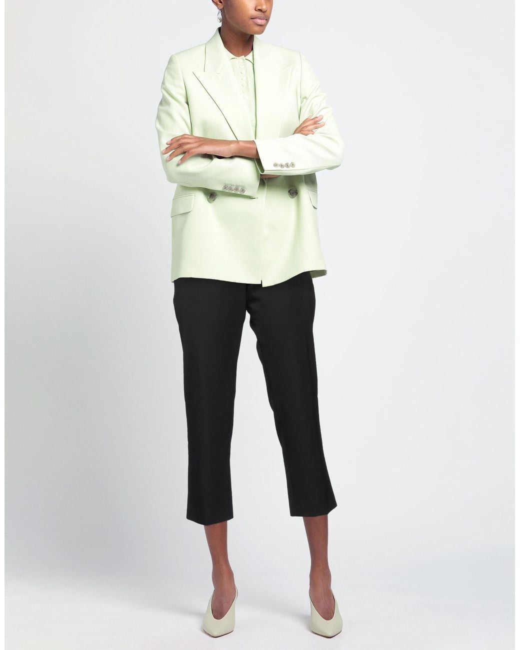 Lanvin Black Pants Virgin Wool, Cotton