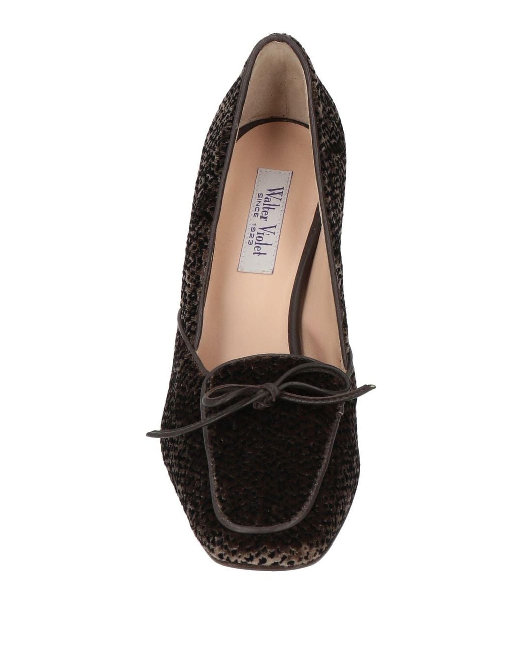 Walter Violet Brown Pumps Leather