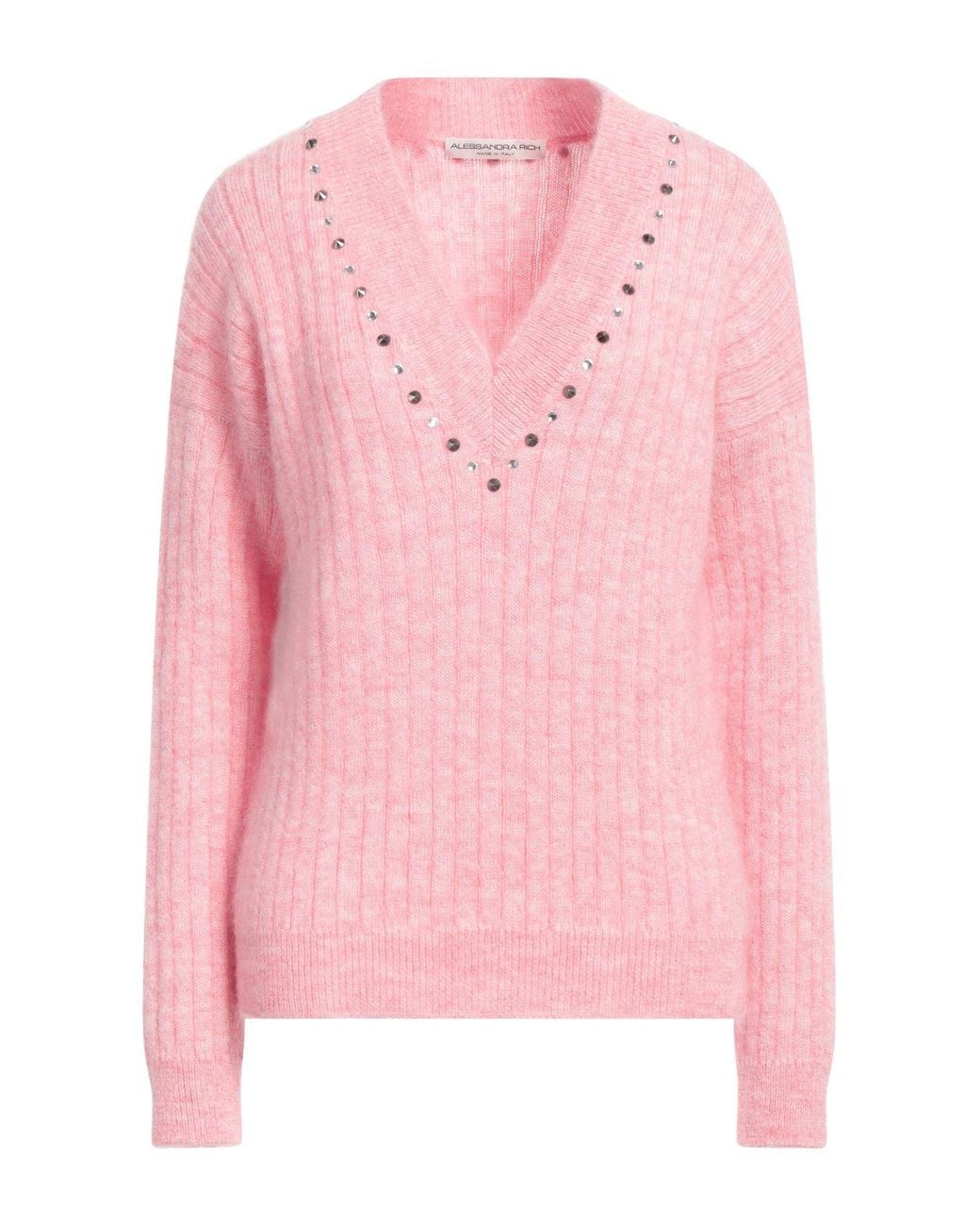 Pullover Alessandra Rich en coloris Pink
