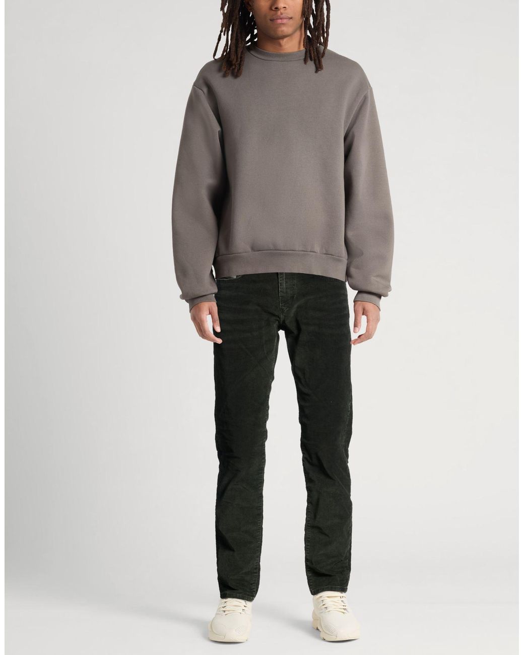 DIESEL Black Pants Cotton, Polyester, Elastane for men