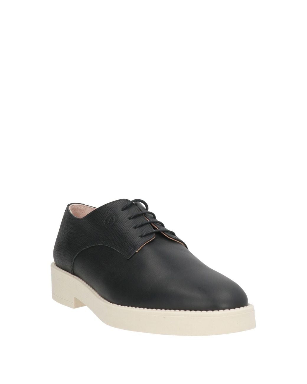 Pollini Gray Lace-Up Shoes