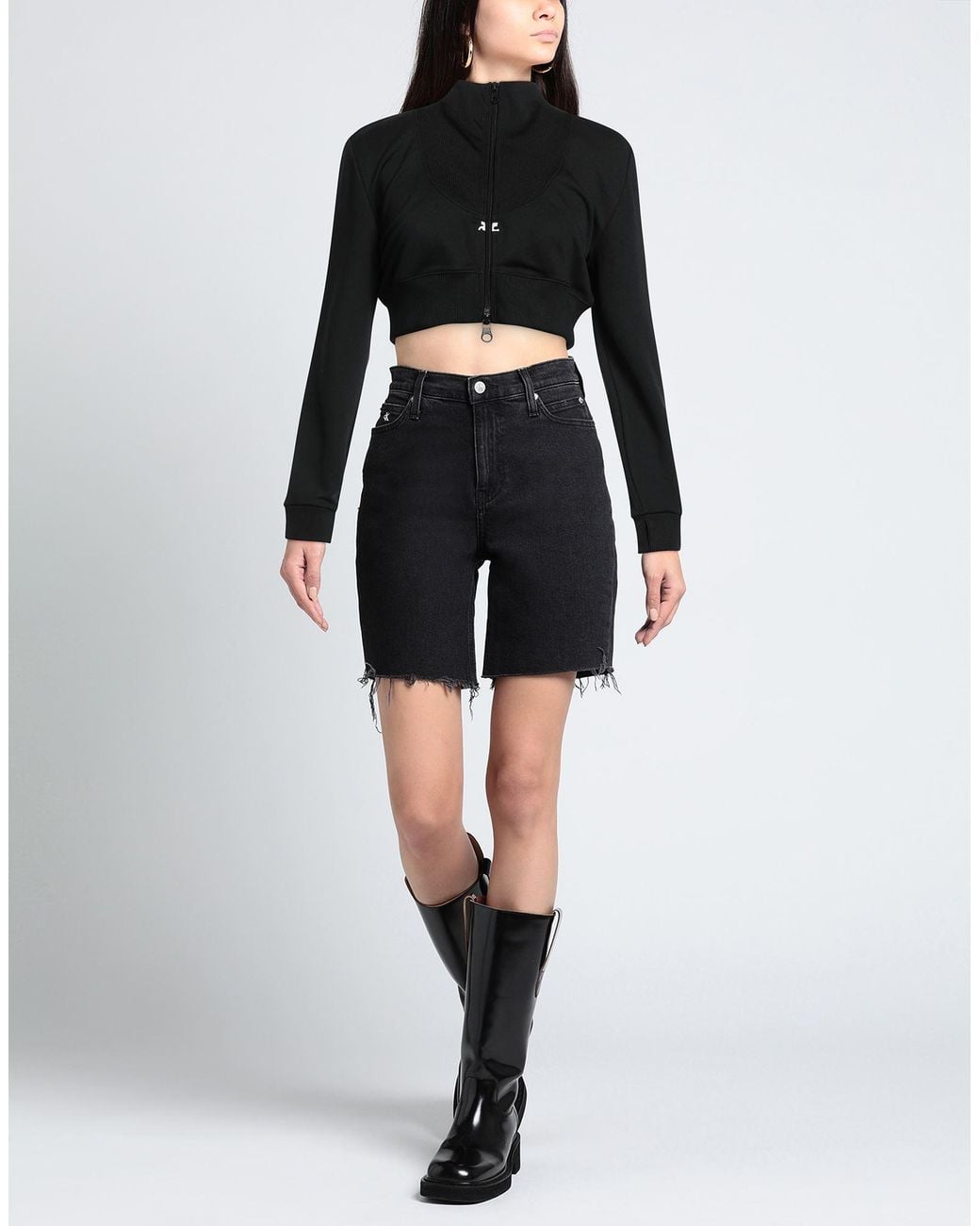 Courreges Black Sweatshirt