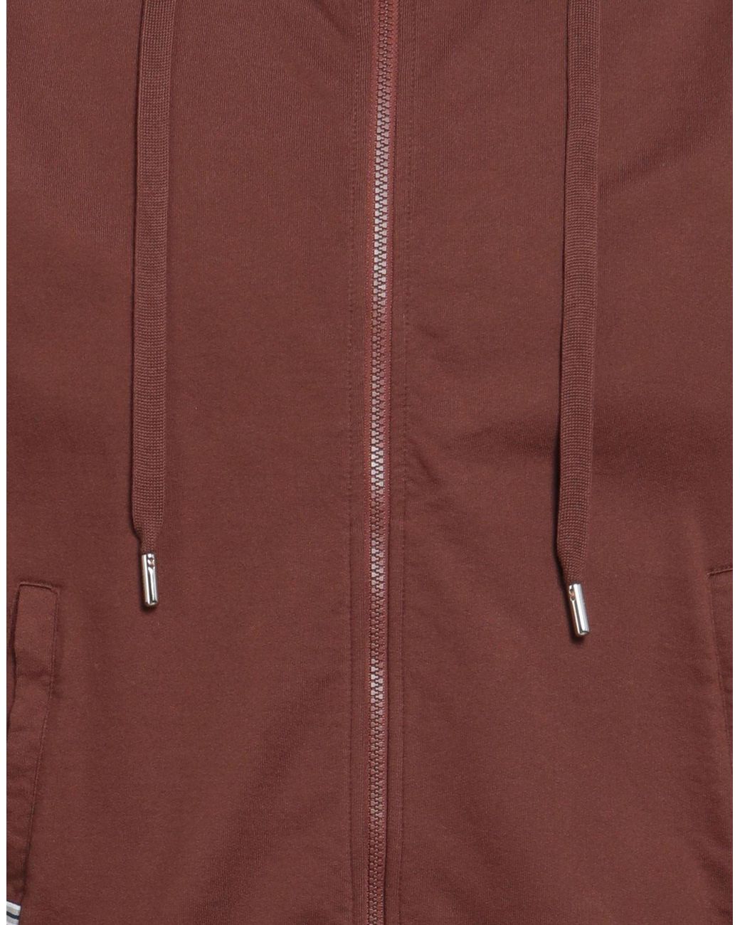 Fedeli Red Sweatshirt Cotton for men