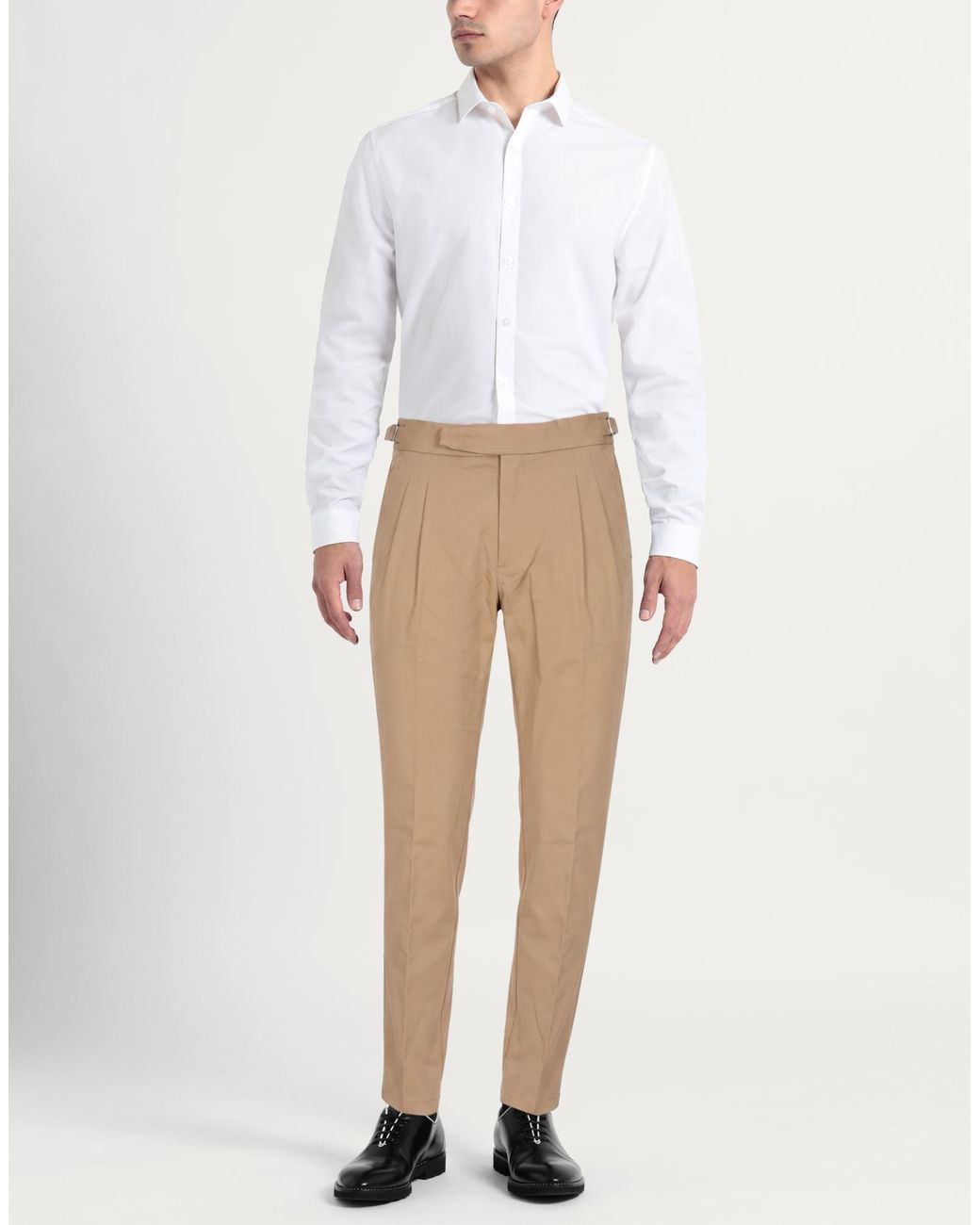 Entre Amis Natural Pants Cotton, Polyamide, Elastane for men