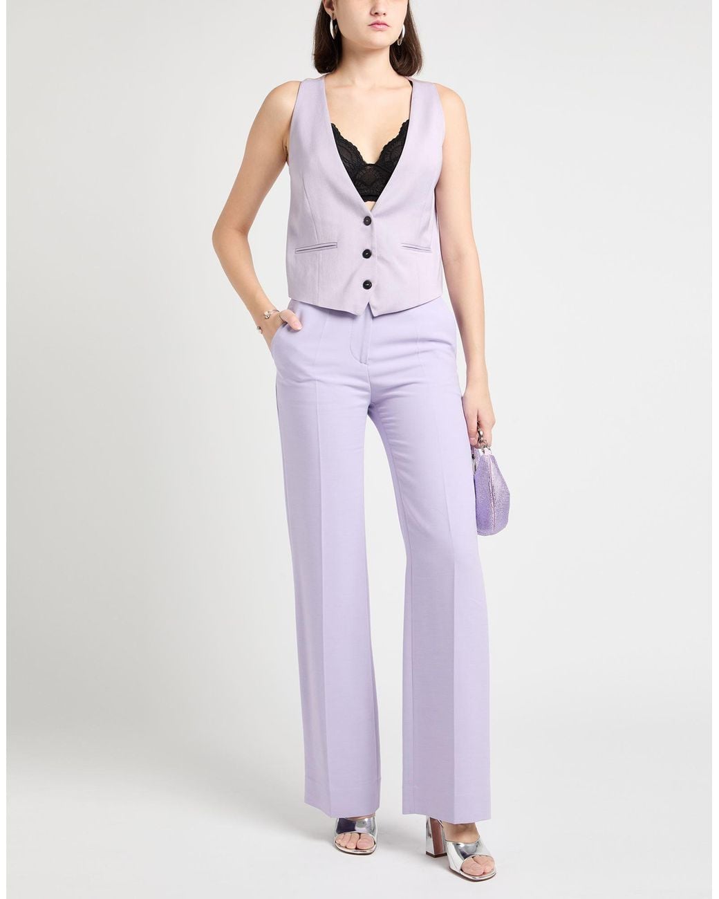 Forte_forte White Tailored Vests