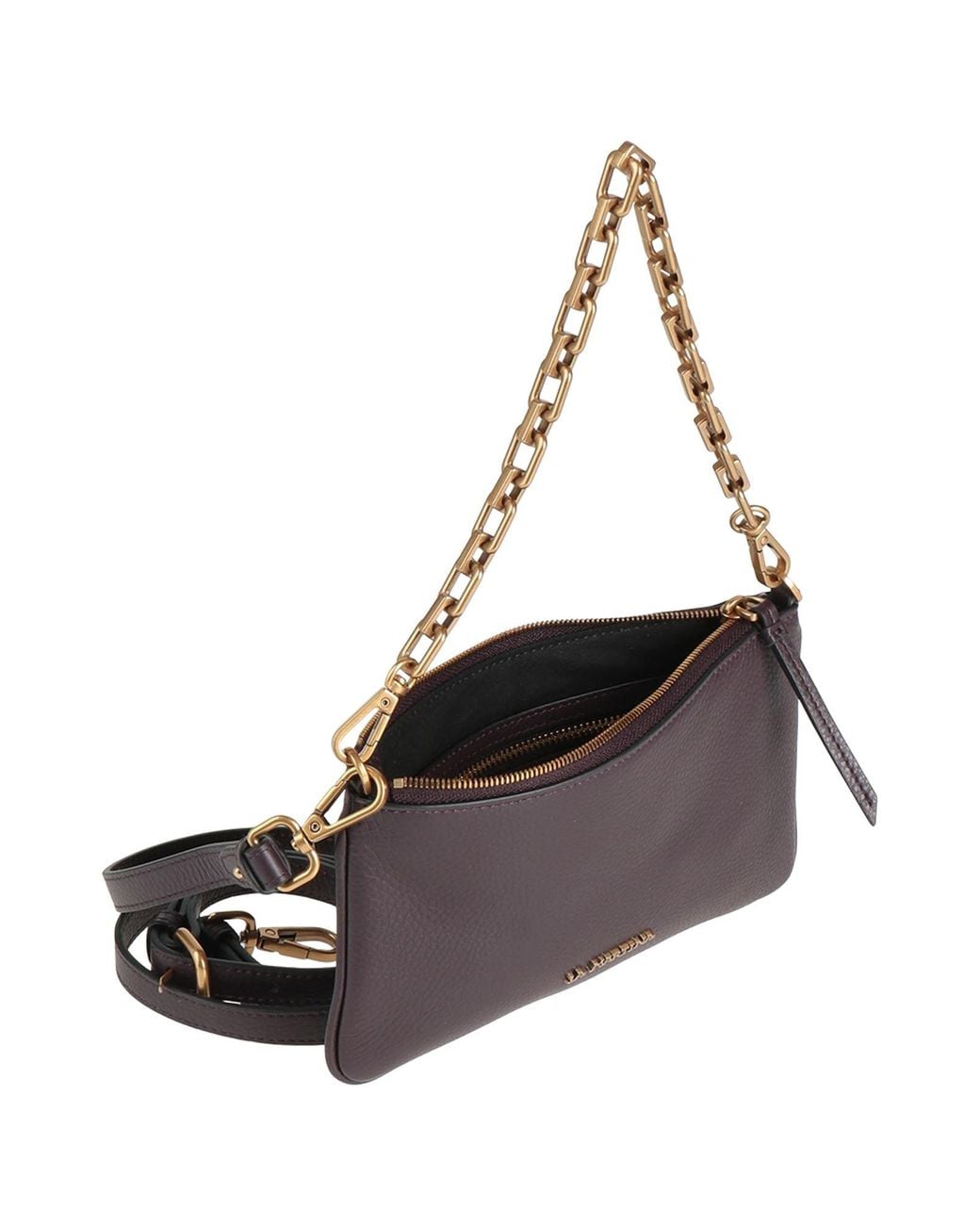 La Martina Purple Handbag Leather