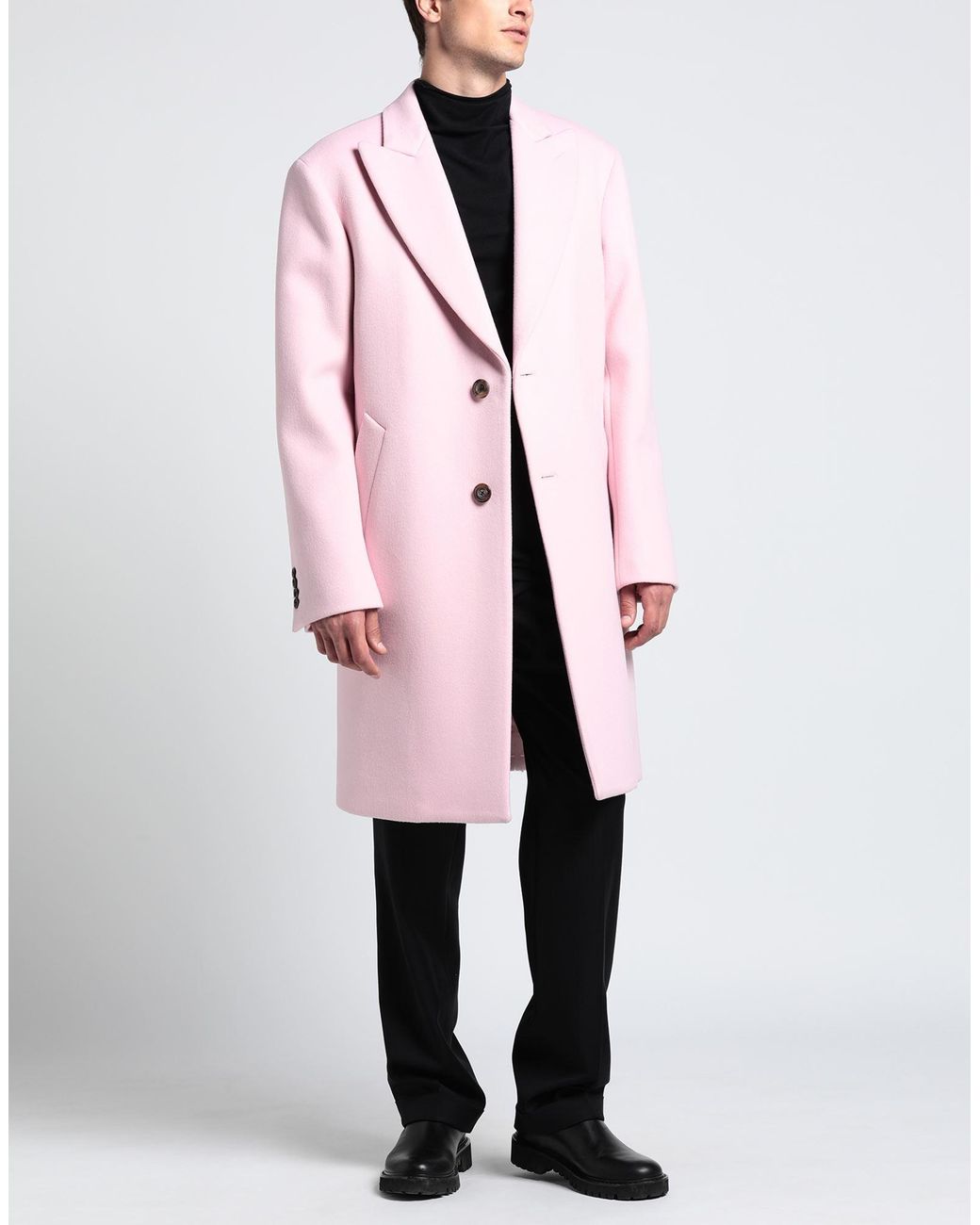 Alexander mcqueen pink best sale coat