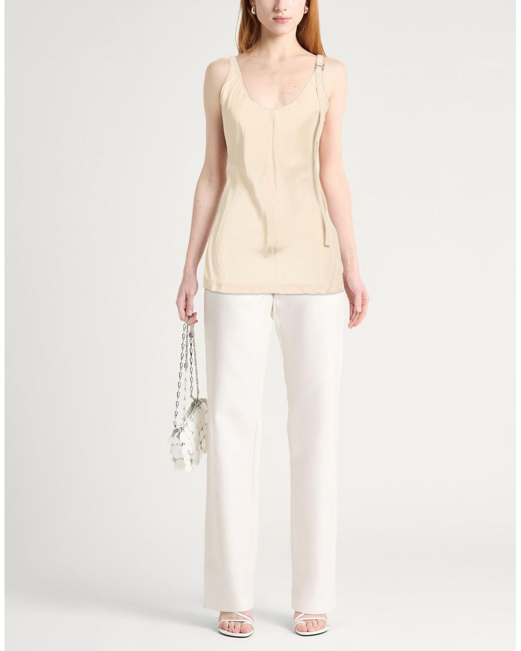 Top Sportmax de color Natural