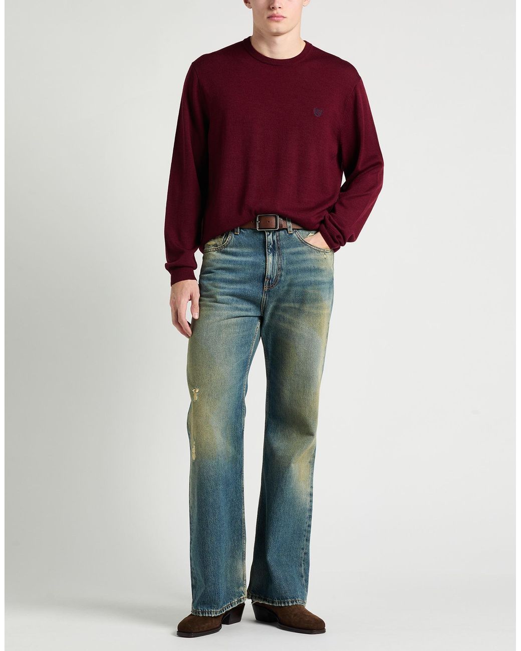 Pullover Chaps pour homme en coloris Red