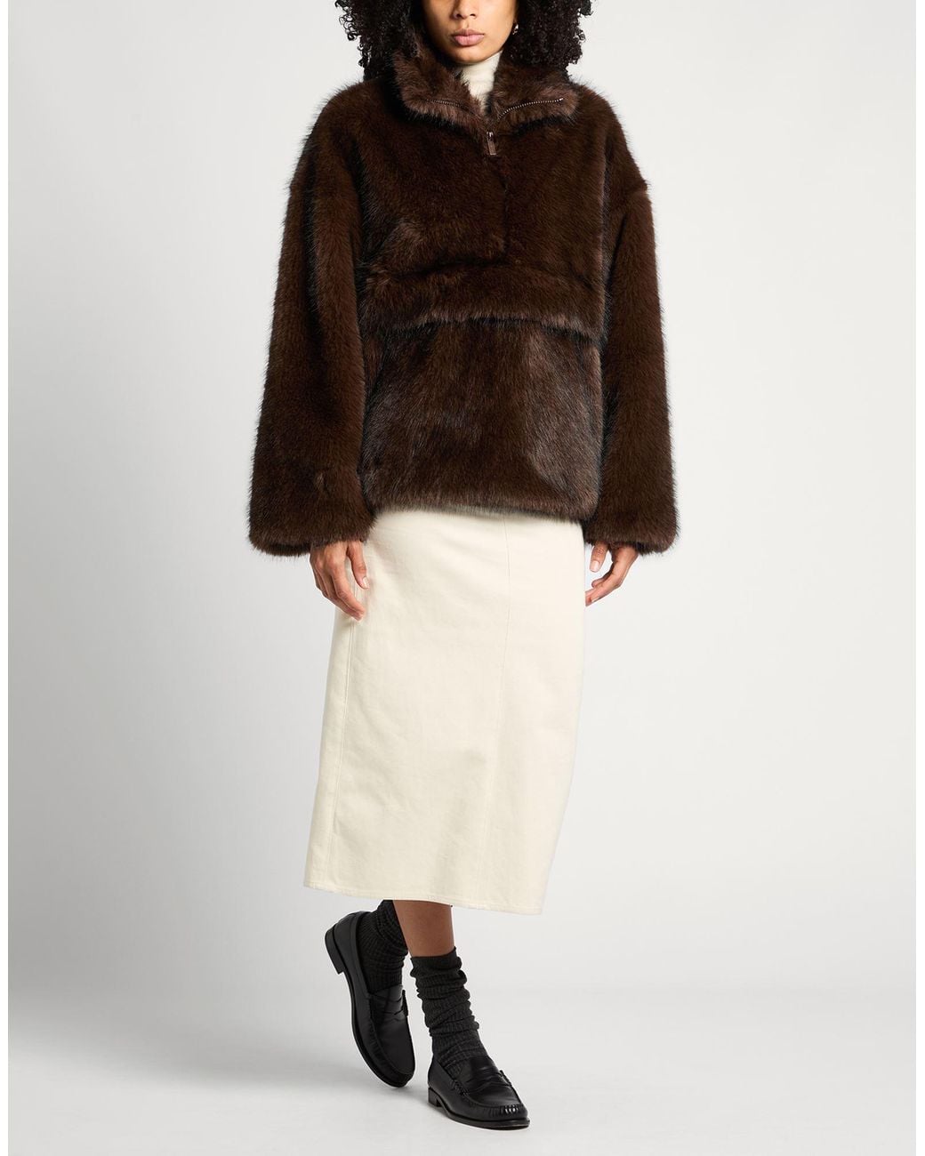 ViCOLO Brown Shearling & Teddy