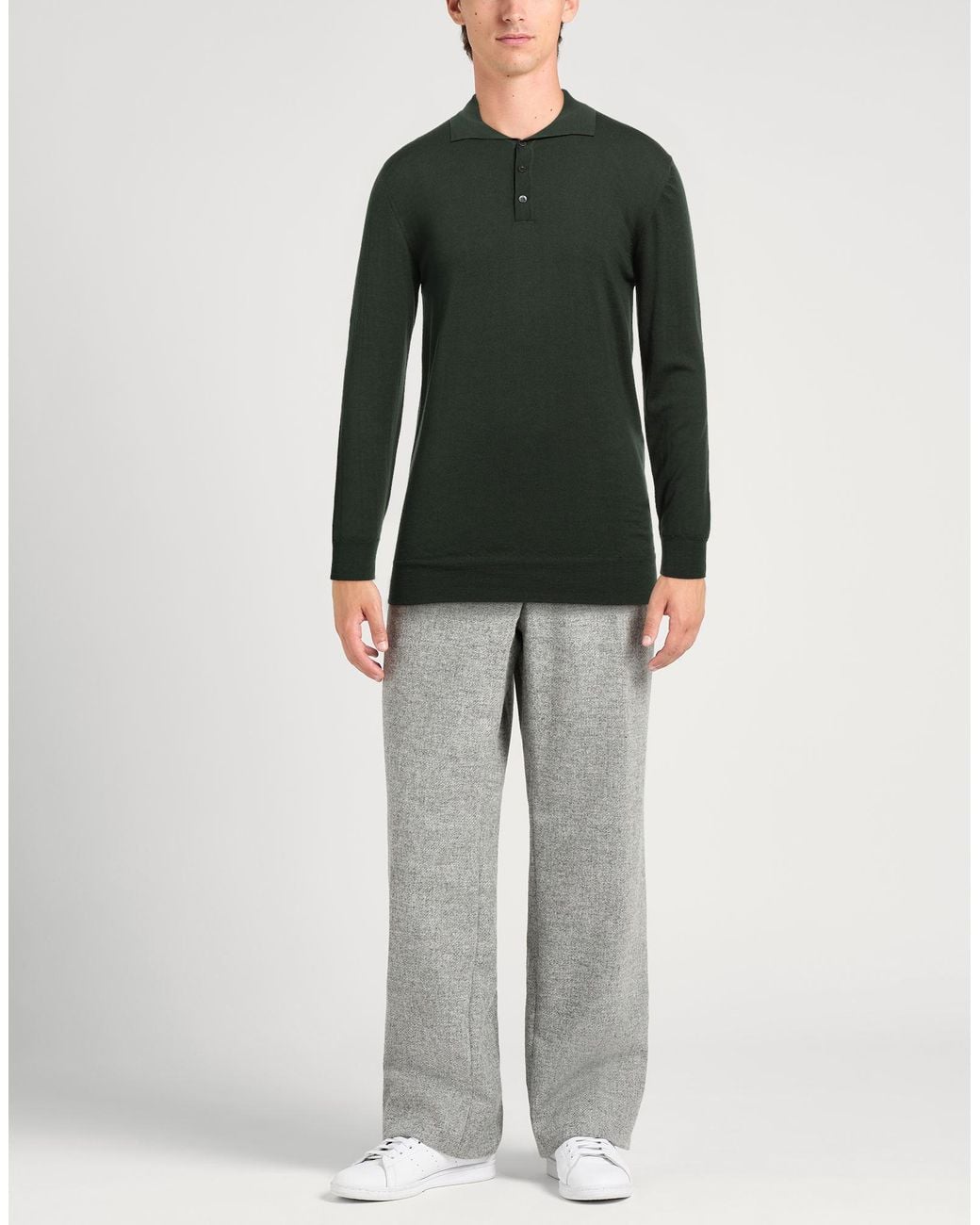 Pullover Barena de hombre de color Green