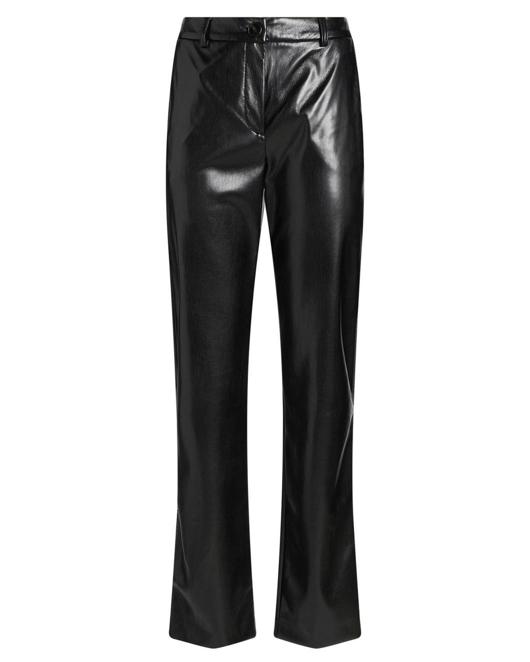 Cristinaeffe Black Pants Polyester, Elastane