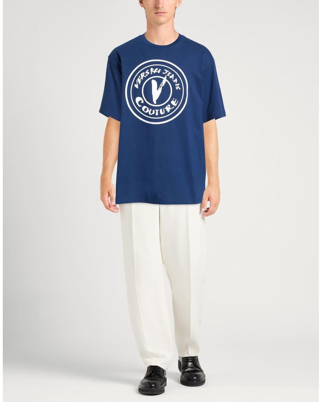 Versace Jeans Couture Blue T-Shirt for men