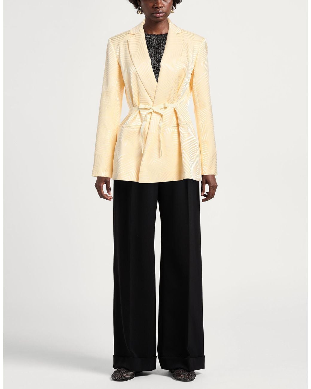 Manila Grace Natural Blazer